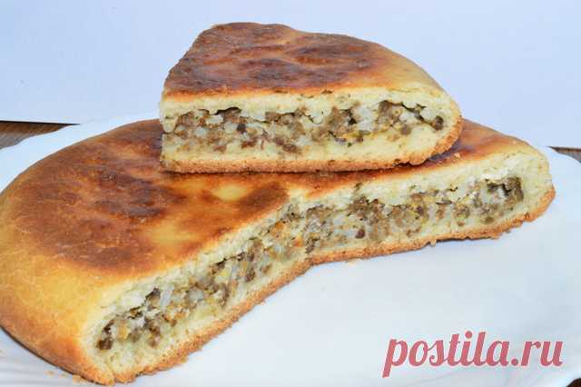 Пирог без духовки с мясной начинкой – пошаговый рецепт с фотографиями