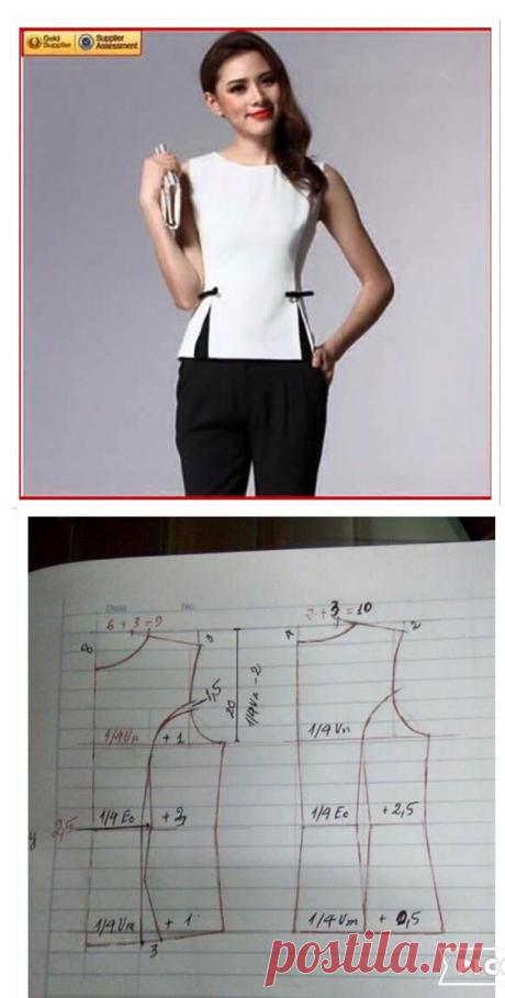 Выкройки оригинальных блузок
