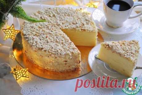 Творожный "Наполеон" с заварным кремом
Вкуснейший творожный торт "Наполеон" с заварным кремом на Новый год 2021!
Торт очень нежный и мягкий, приготовить его совсем не сложно! Коржи в торте очень тонкие, пропитывается торт моментально!
Вес торта 1 кг 800 гр, высота 7 см, диаметр 18 см.
Источник: https://www.povarenok.ru/recipes/show/168801