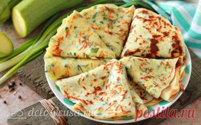 Блины из кабачков с сыром и зеленью пошаговый рецепт с фото