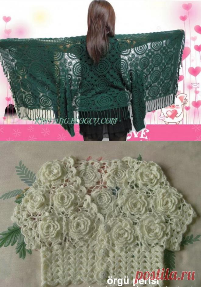 Связать кардиган по схеме..