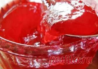 Желе из красной смородины на зиму, простой рецепт