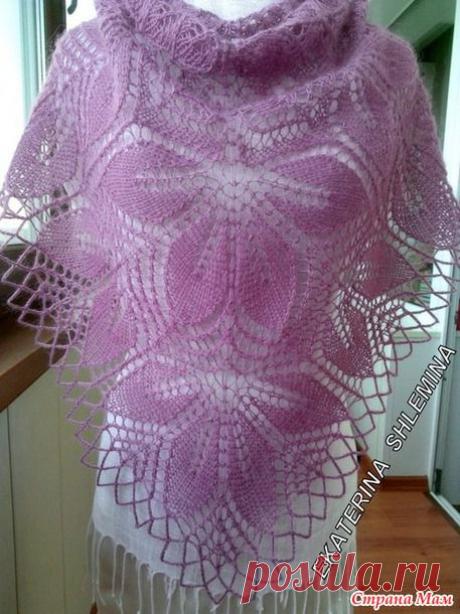 Шаль &quot;Харуни&quot; с двойной каймой-пояснения и схемы.