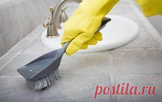 Как сделать отбеливатель для швов между плиткой. | Хитрости Жизни