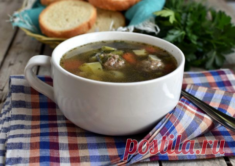 Суп овощной с фрикадельками - пошаговый рецепт с фото на Повар.ру