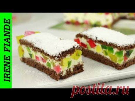 Самый вкусный прохладный желейный торт "Битое стекло"