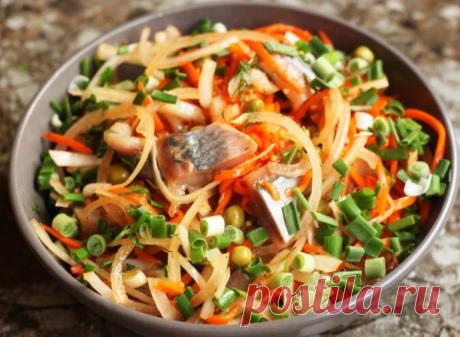 «новый» салат с селедкой