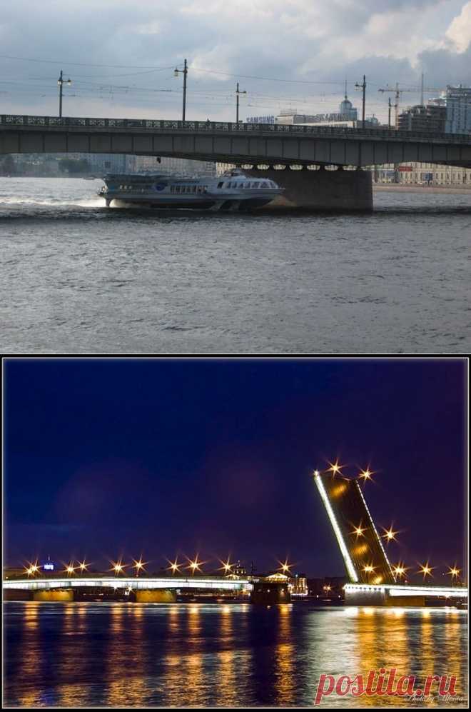 Разводные мосты Санкт-Петербурга . Литейный мост.