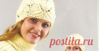 Легкая шапочка и шаль-воротник к весне!    Весна требует ярких красок!  Между тем еще холодно, а многие свитера у нас без воротника.  Такое яркое оплечье-шаль с ажурной шапочкой ук...