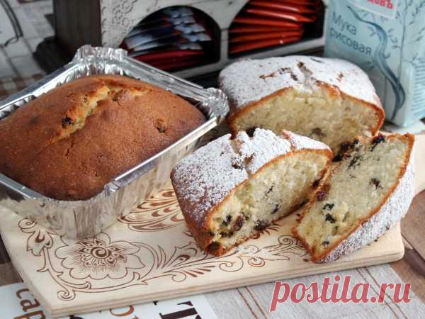 Кекс «Столичный» из рисовой муки — рецепт с фото пошагово