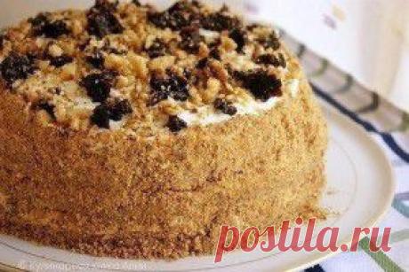 Медовик на кефире | Самые вкусные рецепты
