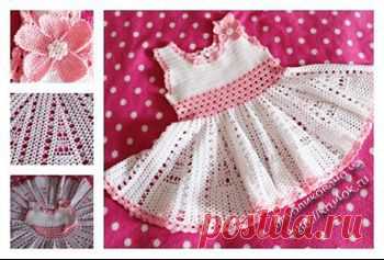 Вязаное  для девочки своими руками. Более 50 схем вязания крючком красивых платьев для девочки разных возрастов. - страница 5