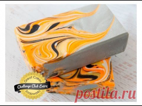 Soap Challenge - Making Mantra Swirl Cold Process Soap
