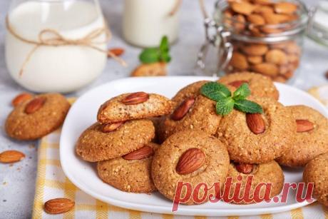 Рецепт самого вкусного миндального печенья! Понадобится всего два ингредиента