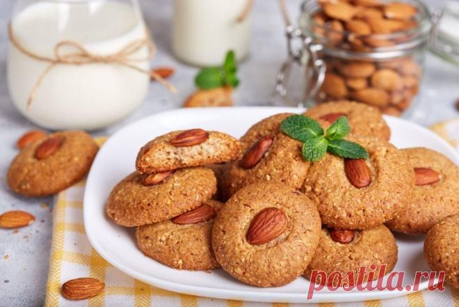 Рецепт самого вкусного миндального печенья! Понадобится всего два ингредиента