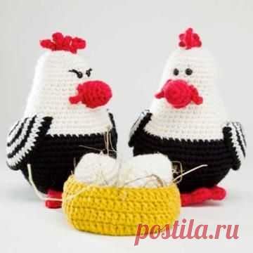 Амигуруми птичка