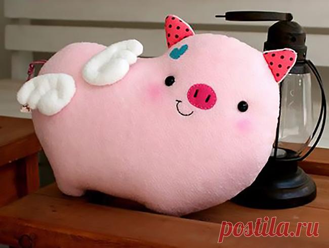 Свинья своими руками: 70 способов сделать символ Нового года 2019