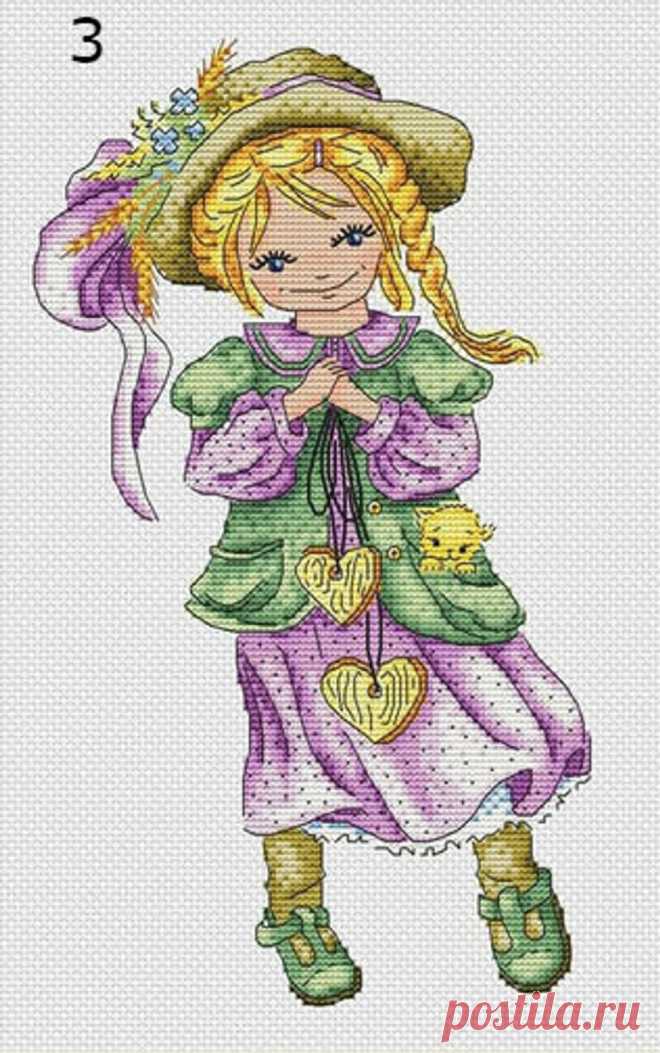 9 Charming Vintage Girly Cross Stitch Kits in One Style | Etsy