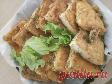 Сулугуни в панировке Автор рецепта Настя Дивинская - Cookpad