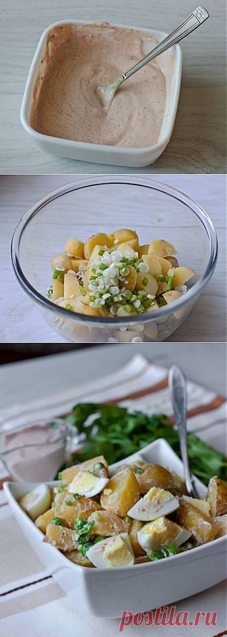 Рецепт салата из картофеля с яйцами и горощком &amp;raquo; Кулинарные рецепты со всего мира!
