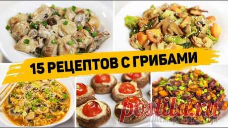 15 Рецептов с Грибами на Каждый день или Праздничный Стол