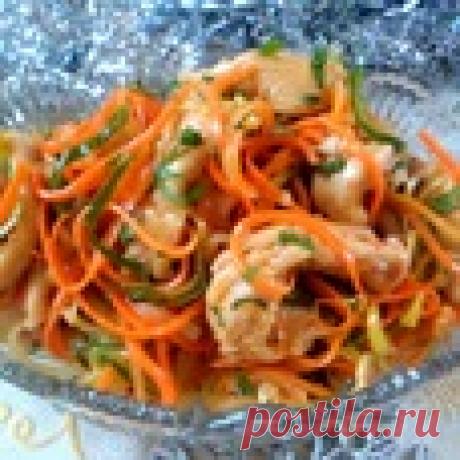 Хе из куриной грудки с овощами - кулинарный рецепт
