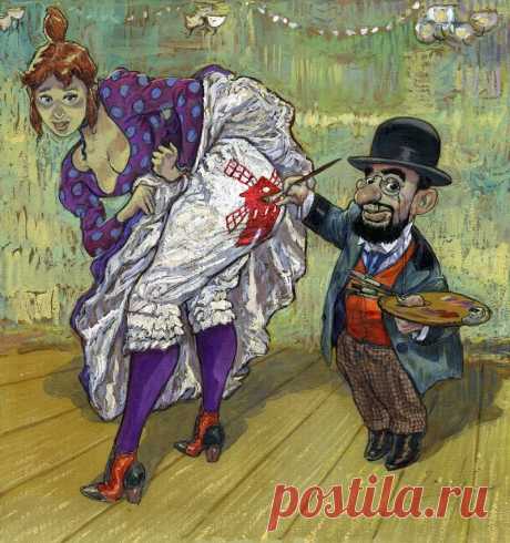АНРИ де ТУЛУЗ-ЛОТРЕК в КОМИКСАХ