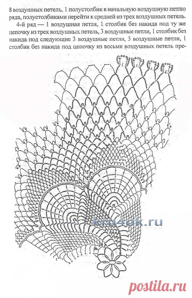 Салфетки крючком — работы Альбины Петровны - вязание крючком на kru4ok.ru
