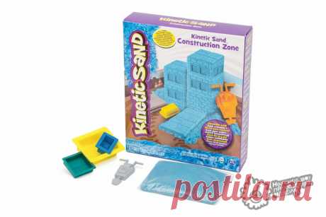 Интернет-магазин - Новинки - Кинетический песок для лепки игровой набор с формочками "Строитель" (285 гр.) — Шоу сумасшедшего профессора Николя