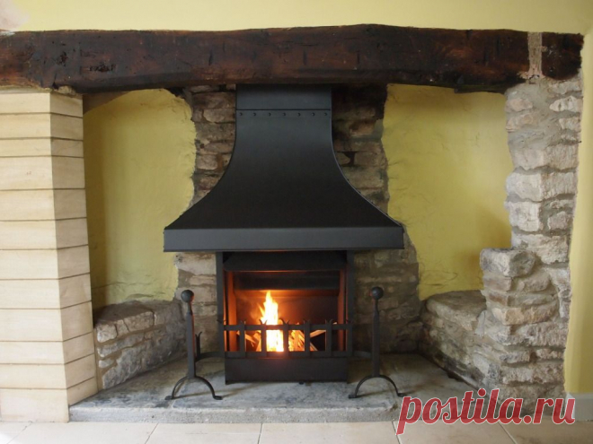 Фото дизайна гостиной с камином, интересные решения