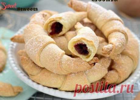 Хрустящие рогалики с джемом | Sweet Twittes