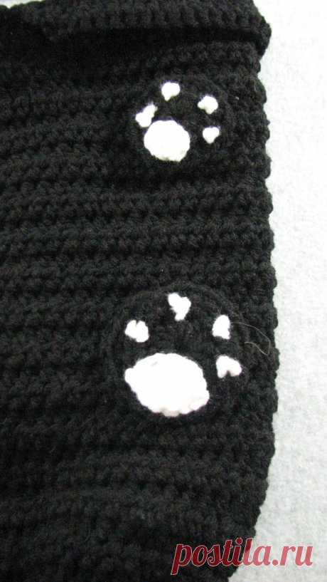 Black Cat Baby Cocoon Crochet Pattern Digital Download | Etsy