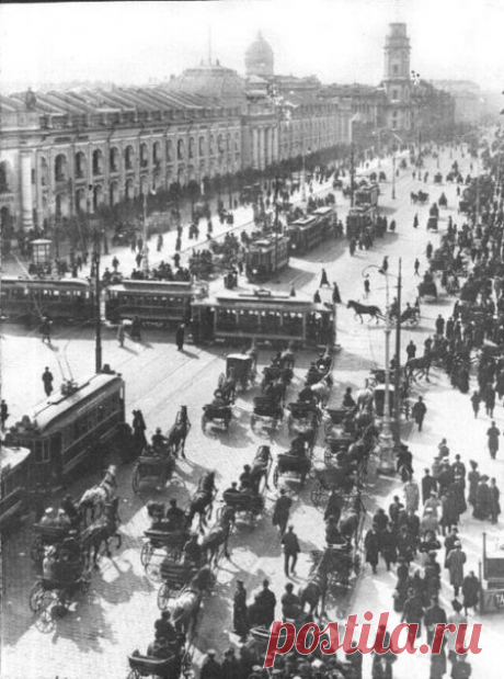 Пробки в Петербурге. / Историческая справка