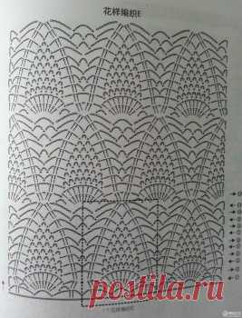 Платье с узором вязаное крючком. Схема вязания летнего платья |