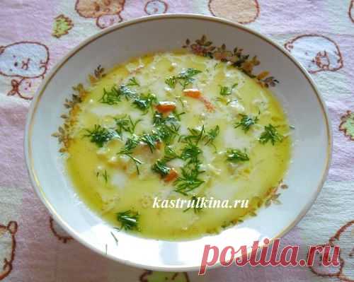 Рецепт очень вкусного супа из капусты с плавленным сырком для микроволновки (без мяса). Пошаговые фото приготовления прилагаются.