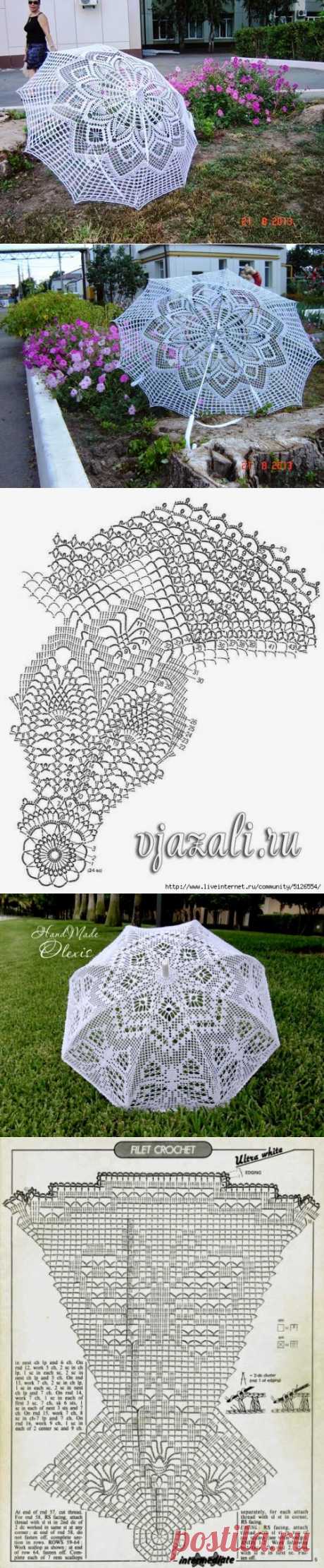 Irish crochet &amp;: Зонты 2