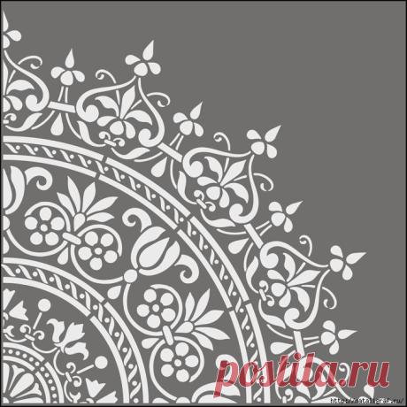Stencils. Para las paredes y muebles.