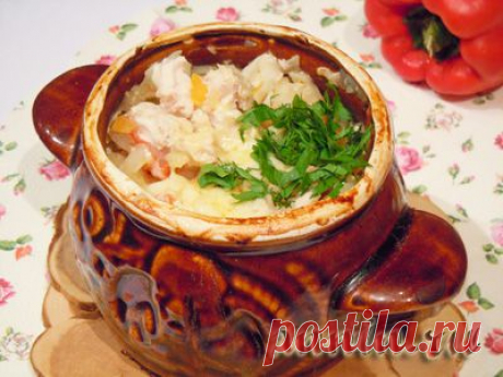 Курица с картофелем в горшочках | Мадам Аннин