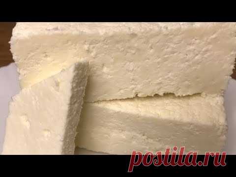 Сыр «ПАНИР» из магазинного молока. Сыр, который великолепен в жаренном виде. Всего два ингредиента!!