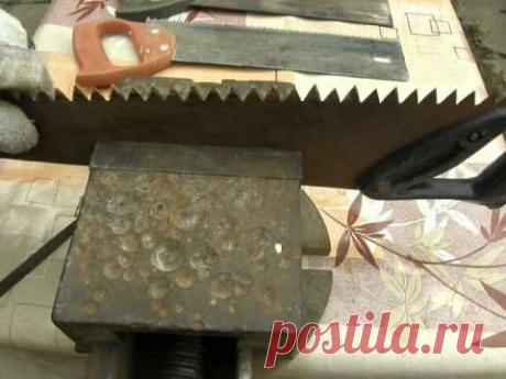 Заточка пилы.