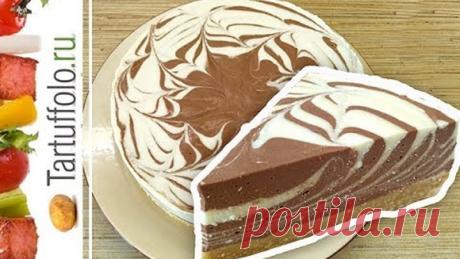 Творожный торт БЕЗ выпечки! ШОКОЛАДНО-ЛИМОННЫЙ ТОРТ. Очень вкусный!