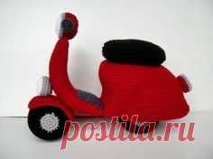 Crochet Pattern - SCOOTER - toys - in PDF (00462)