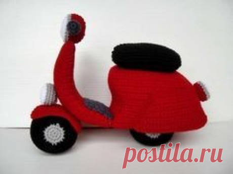 Crochet Pattern - SCOOTER - toys - in PDF (00462)