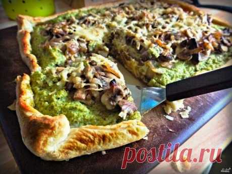 Пирог с брокколи и вешенками - пошаговый рецепт с фото на Повар.ру