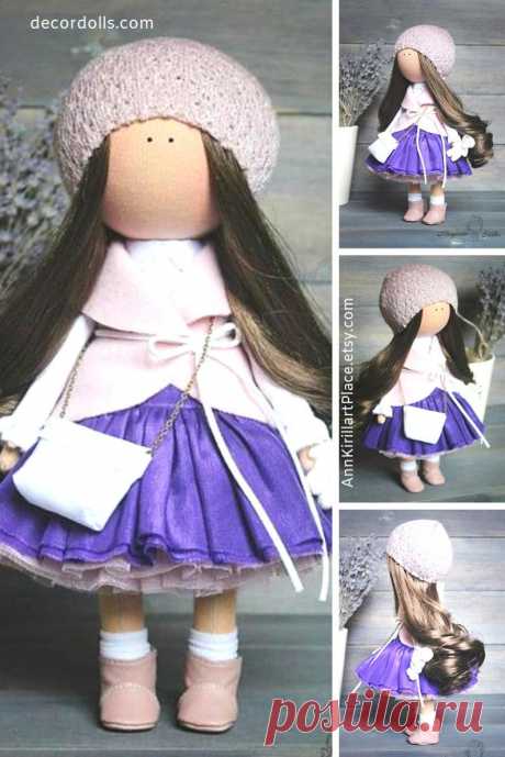Fabric Baby Doll Individual Portrait Doll Unique Art Doll | Etsy