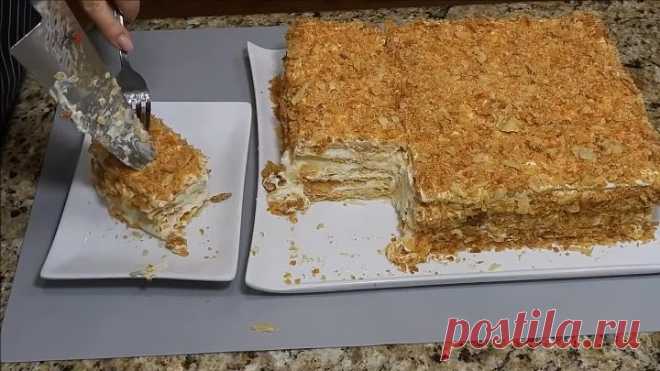 Торт НАПОЛЕОН - ПЛОМБИР Праздничный. Неземная Вкуснота!