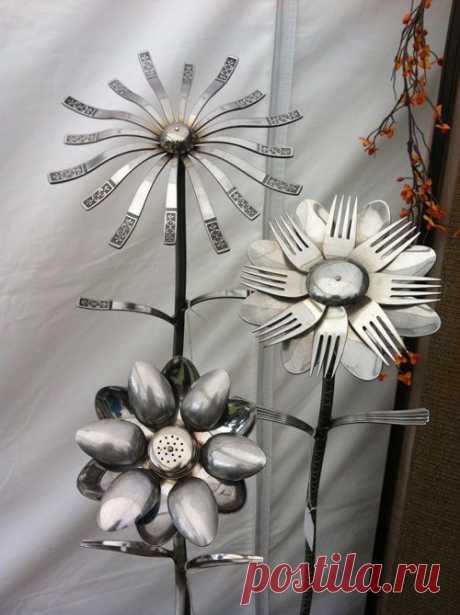 Dishfunctional Designs: Silverware Upcycled &amp; Repurposed: Crafts With Spoons &amp; Forks