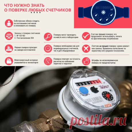 Заблуждения о поверке счетчиков горячей и холодной воды