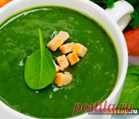 Зеленое настроение — полезный крем-суп со шпинатом и сливками