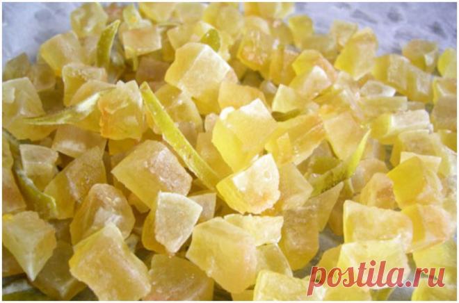 Цукаты из арбузных корок..